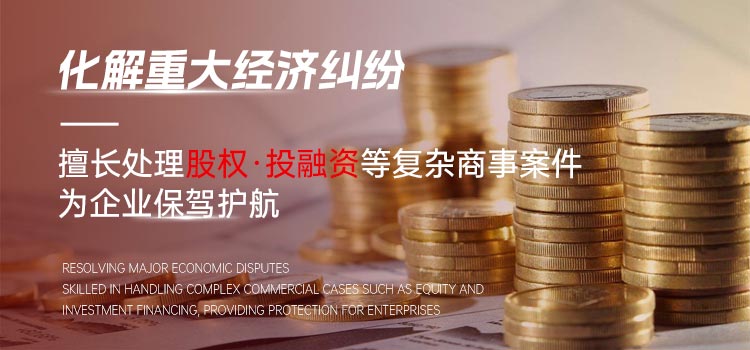 化解重大经济纠纷，擅长处理股权、投融资等复杂商事案件，为企业保驾护航
